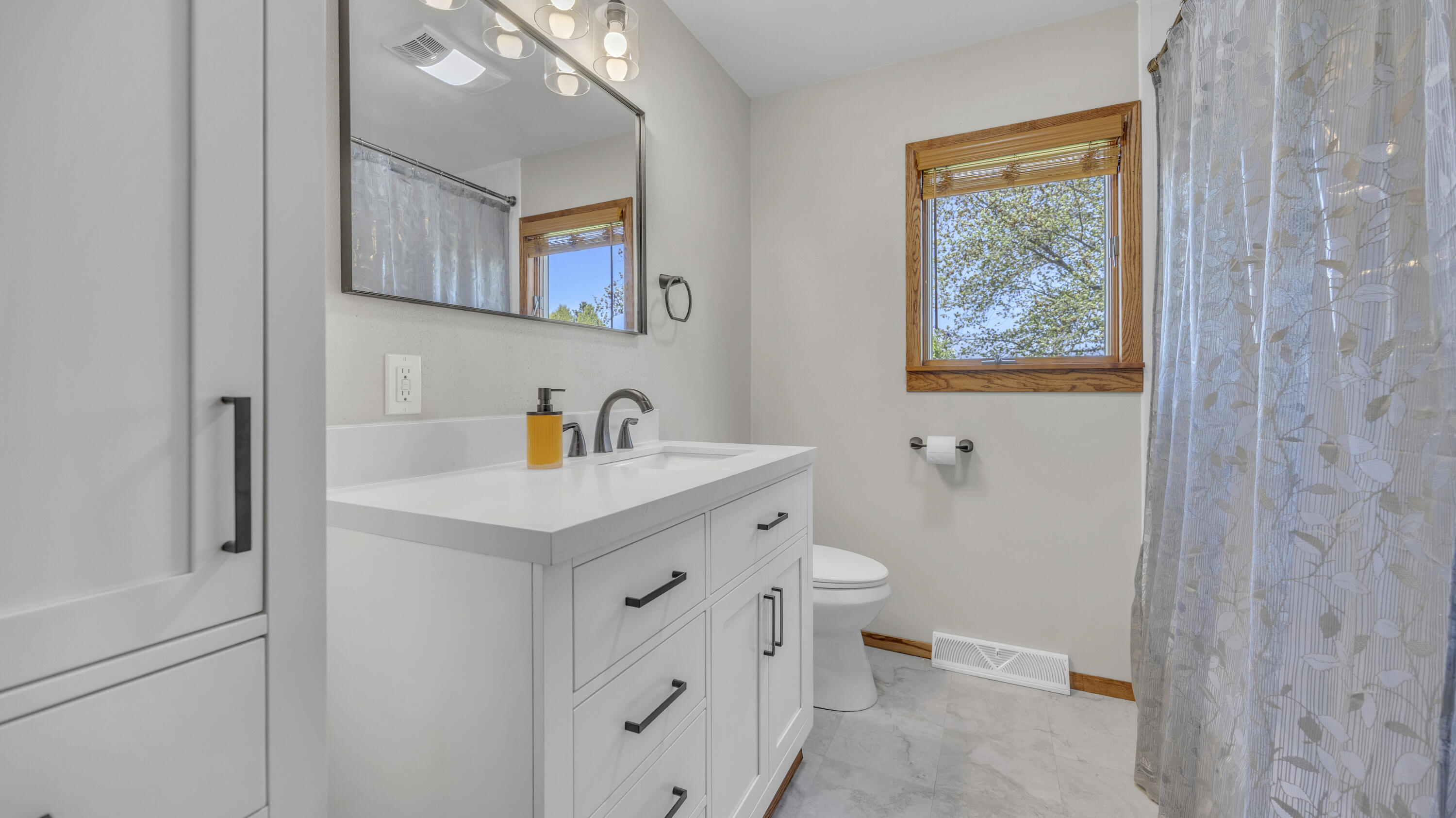 W2184 Rowe Road Herman, WI 53083 - Photo 13 of 40 Remodeled Main Bathroom