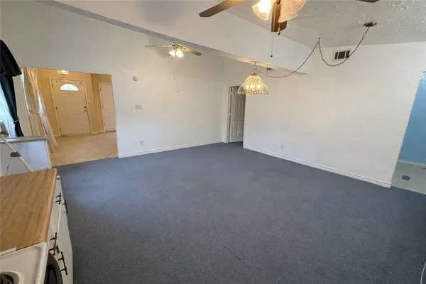 a view of a room with a sink