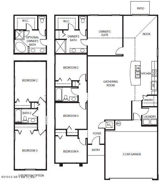 15972 Tisons Bluff Road Jacksonville, FL 32218 - Photo 2 of 17 Longwood 3Bdrm Option Floorplan
