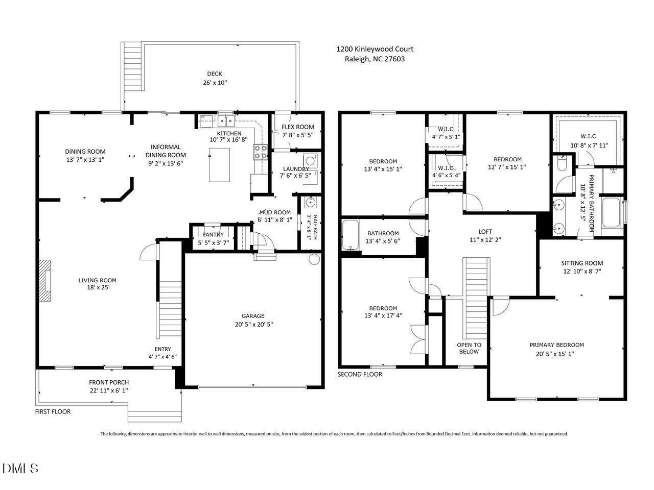 1200 Kinleywood Court Raleigh, NC 27603 - Photo 30 of 30 a picture of a floor plan