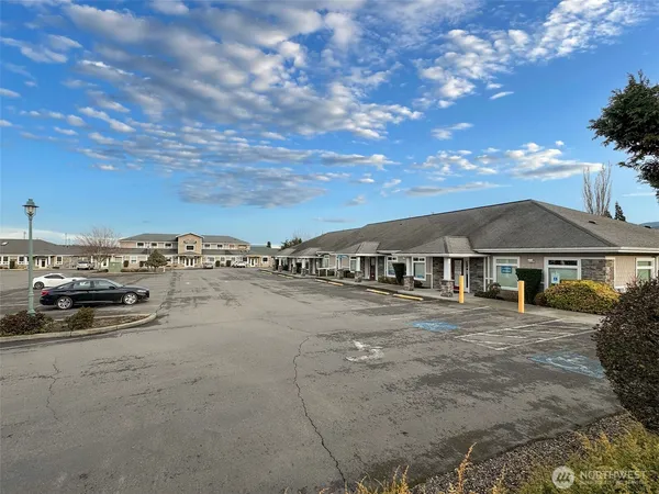a view of a house with a outdoor space