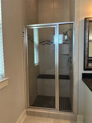 view of water heater room