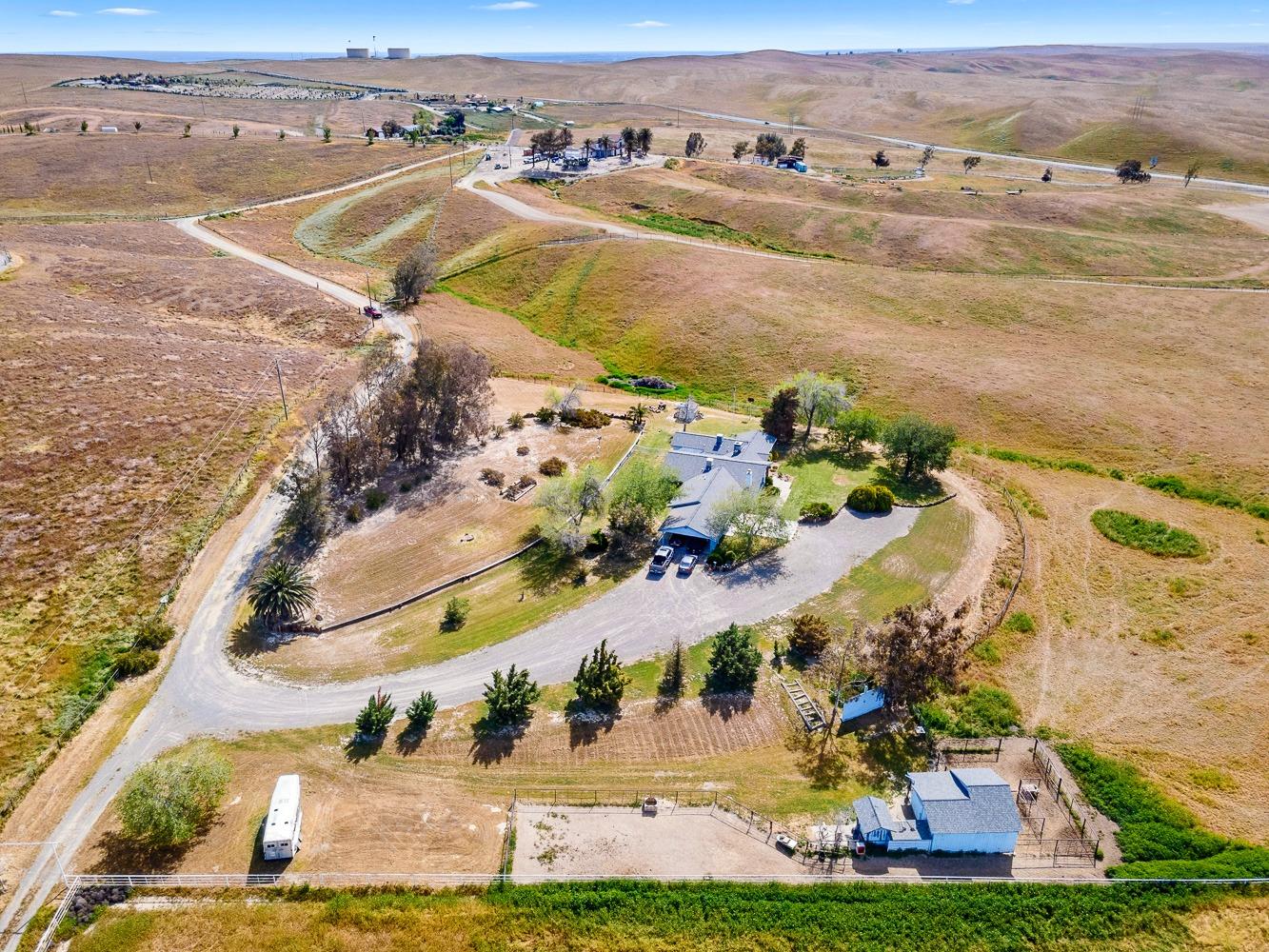 36360 Highway 33 Coalinga, CA 93210 - Photo 48 of 50 an aerial view of residential houses with outdoor space