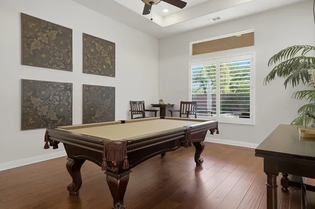 a view of a city with mountains in the background