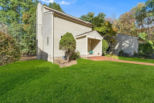 a house view with a outdoor space