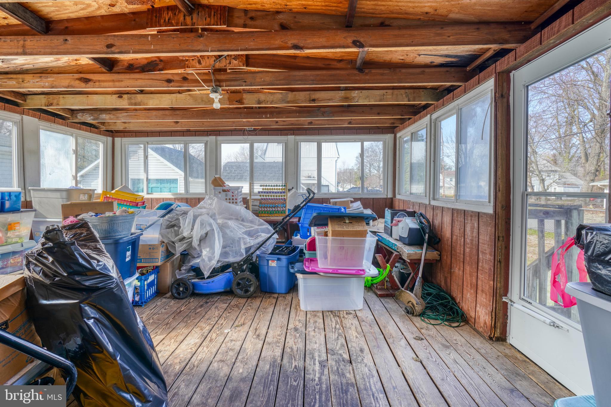 8601 North Point Road Sparrows Point, MD 21219 - Photo 17 of 27 Enclosed Back Porch