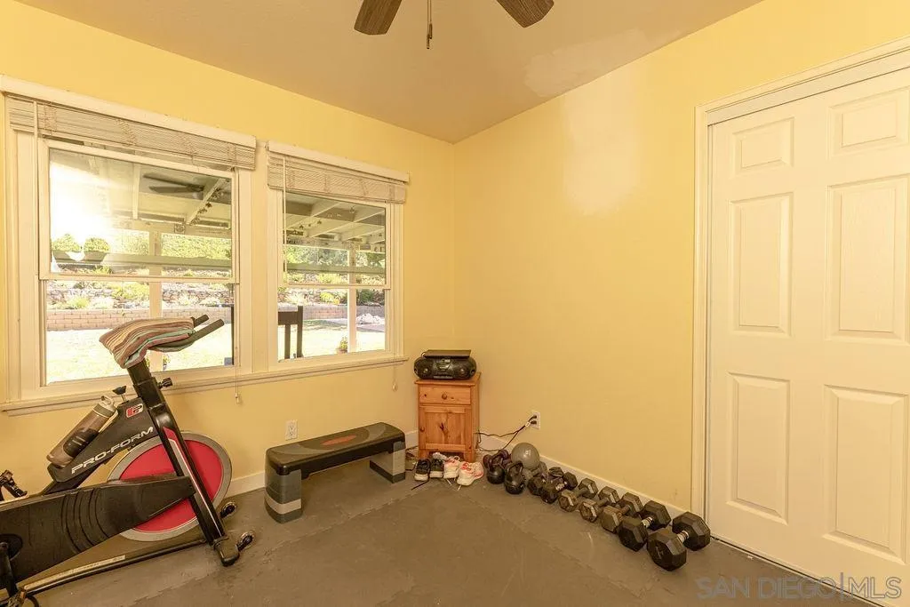 12317 Witt Road Poway, CA 92064 - Photo 36 of 43 a view of a room with gym equipment
