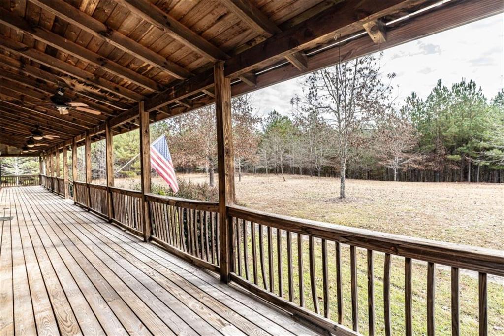 1863 New Rosedale Road Northeast Armuchee, GA 30105 - Photo 3 of 43 a view of balcony with wooden floor