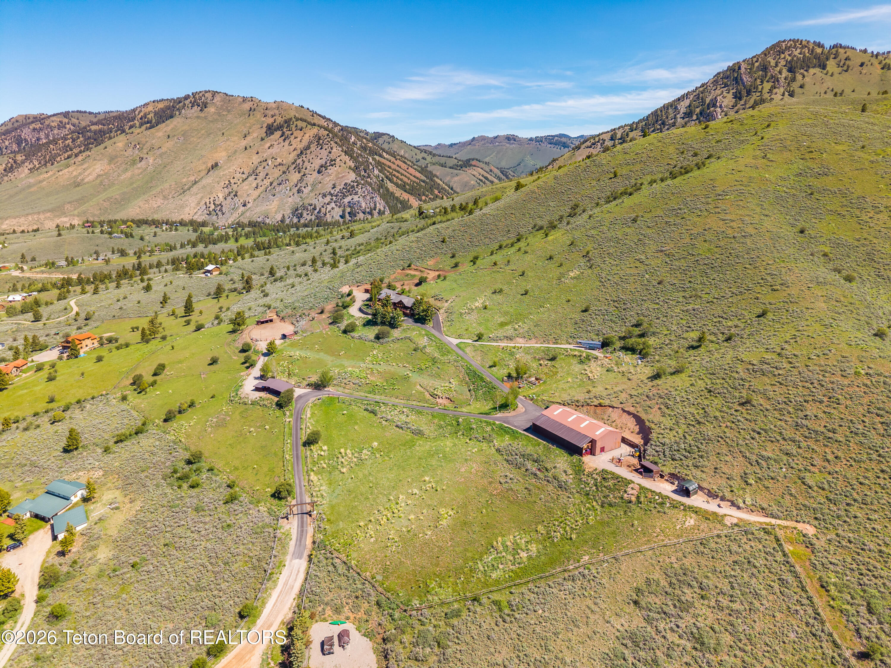 2490 La Bonte Road Jackson, WY 83001 - Photo 41 of 50 Drone Acreage Shop