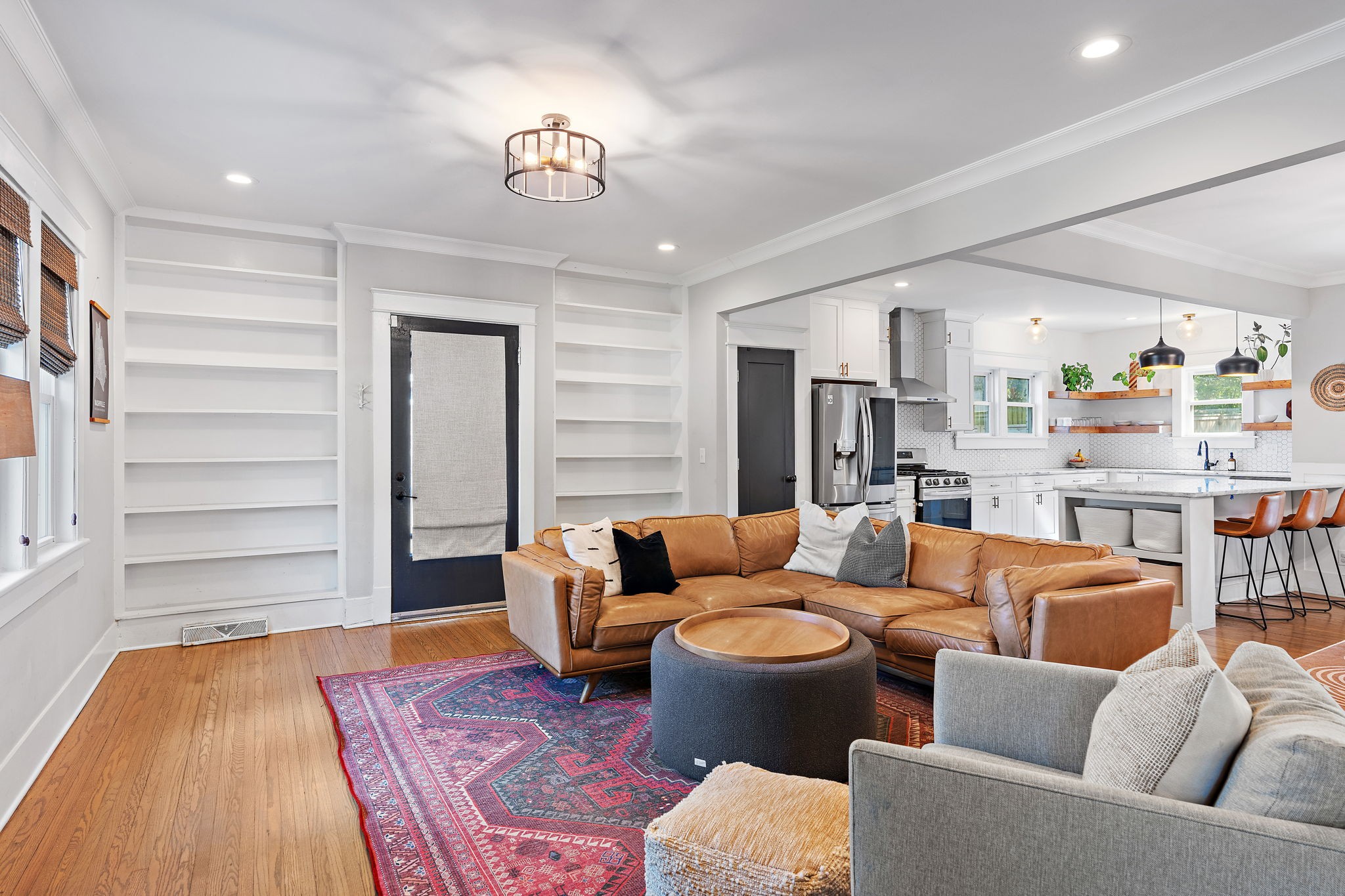 1058 Gwynn Drive Nashville, TN 37216 - Photo 6 of 36 a living room with furniture and a wooden floor