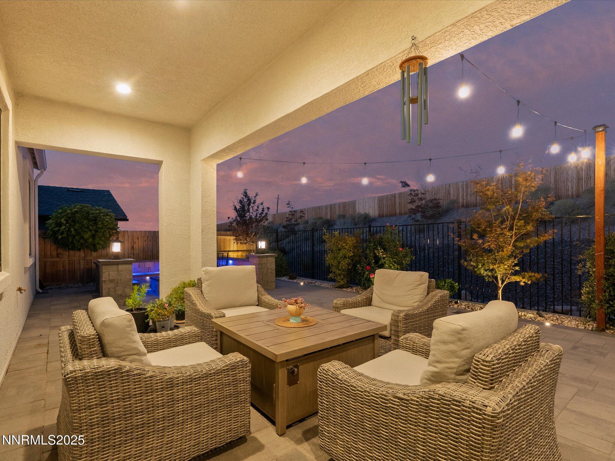 15026 Iron River Drive Reno, NV 89521 - Photo 23 of 26 a outdoor living space with patio furniture and potted plants