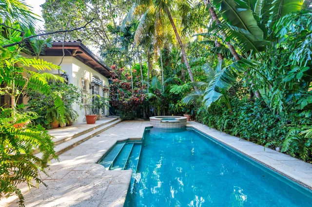 a view of balcony with yard