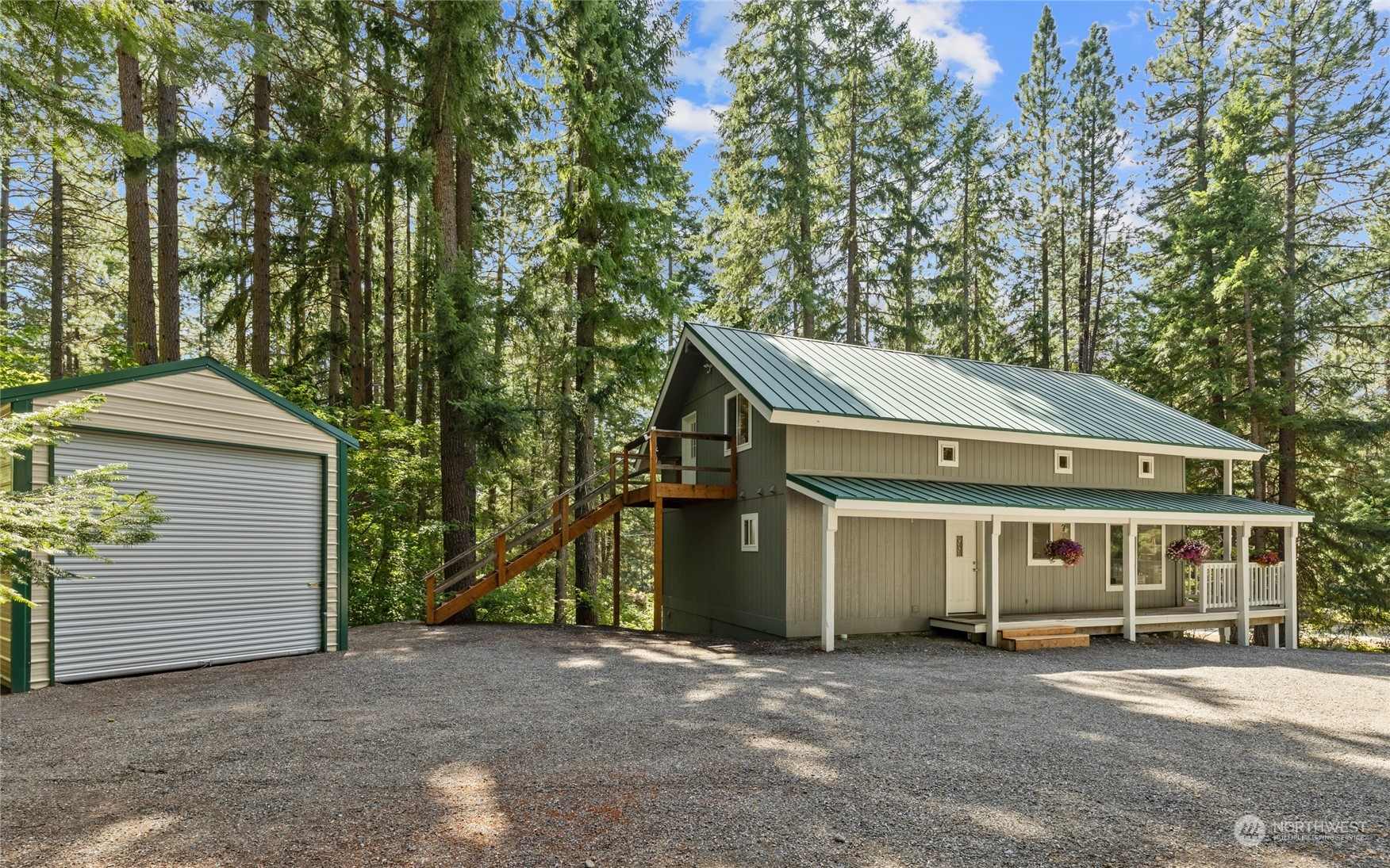 30 Crawford Ronald, WA 98940 - Photo 24 of 30 a front view of a house with a garage