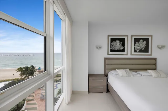 a view of a balcony with chairs