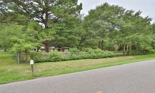 a view of a house with a big yard and a large tree