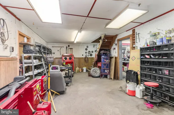 a view of storage and utility room
