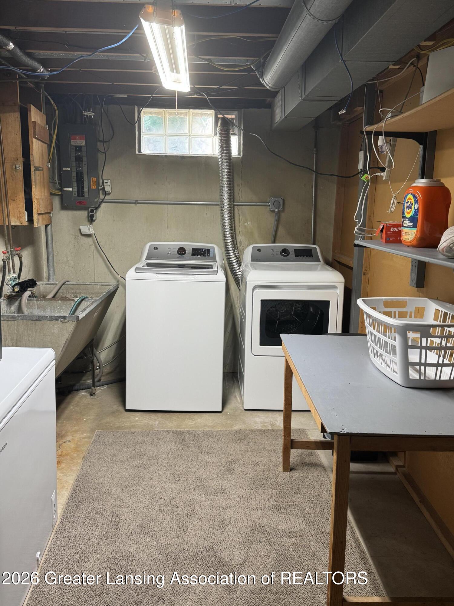 4901 Alpha Street Lansing, MI 48910 - Photo 27 of 34 Basement Laundry Area
