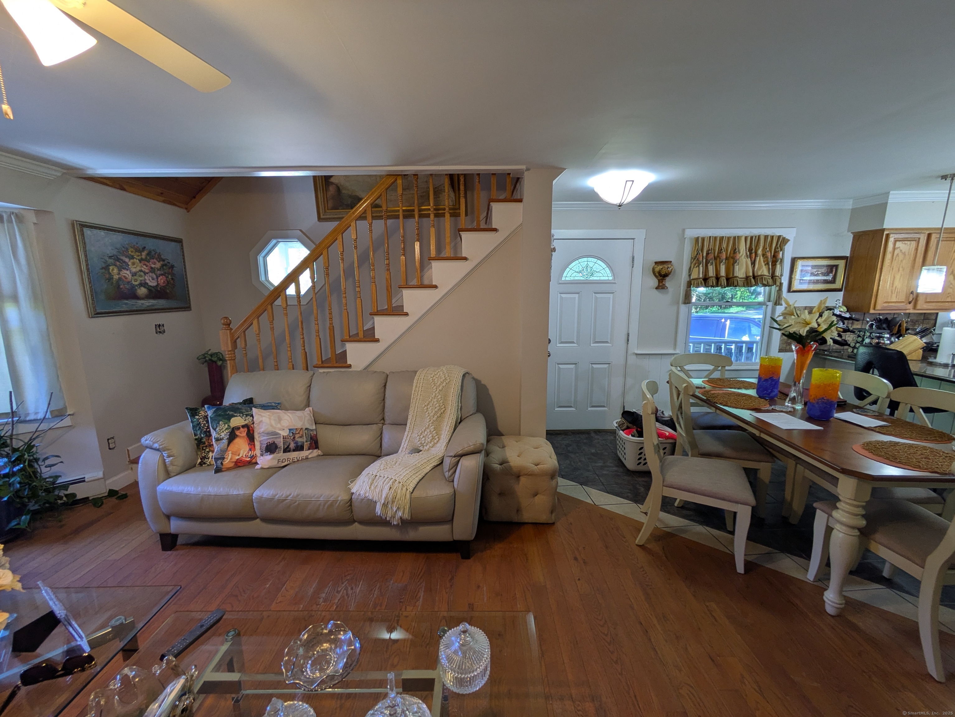 541 Benson Road Middlebury, CT 06762 - Photo 9 of 24 a living room with furniture and wooden floor