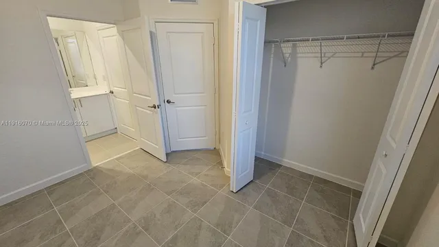 a view of an empty room