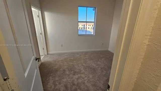 a view of an empty room