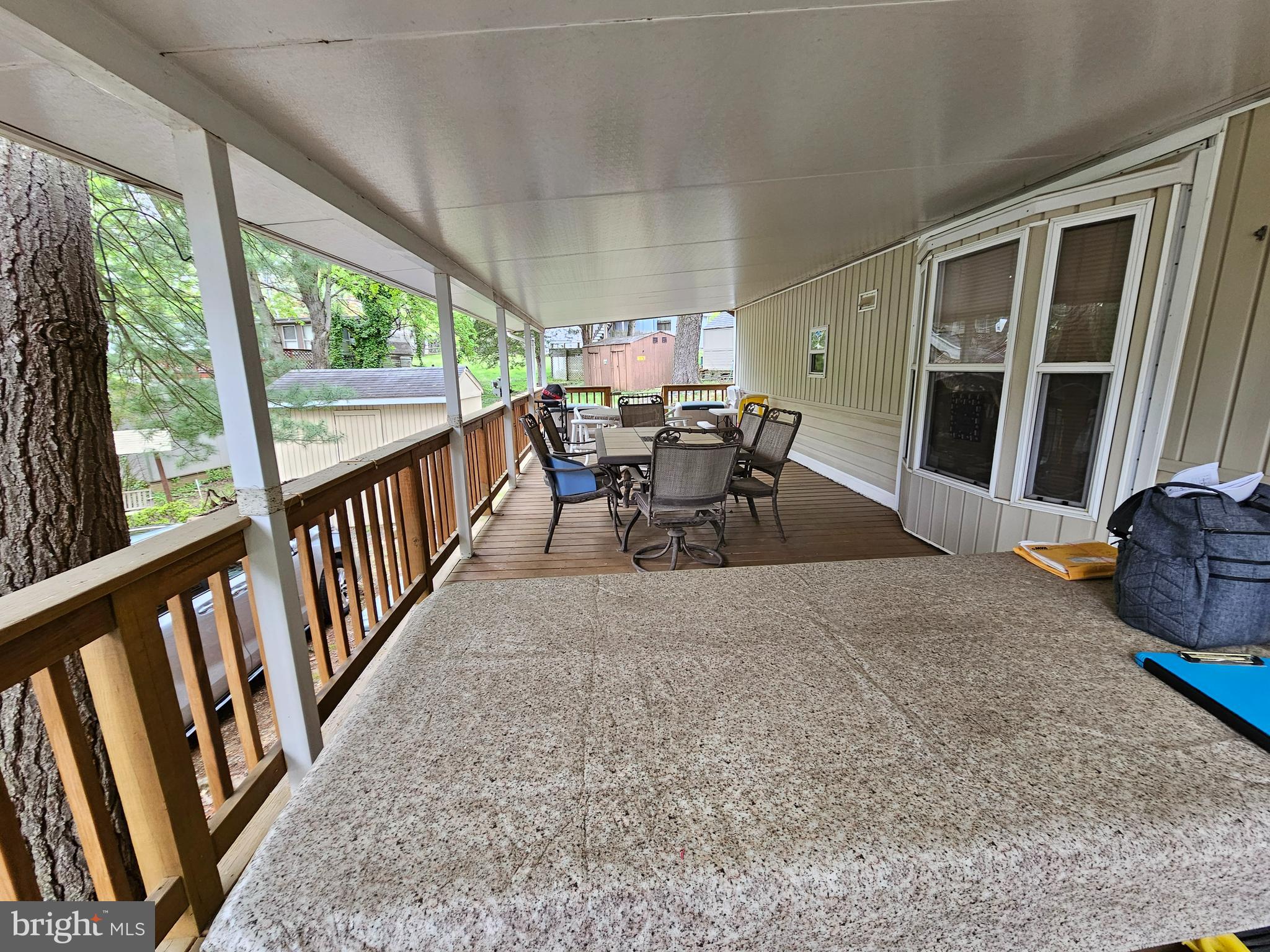 163-164 Comanche Drive, Unit GLEN 1 Earleville, MD 21919 - Photo 2 of 9 VIEW OF DECK