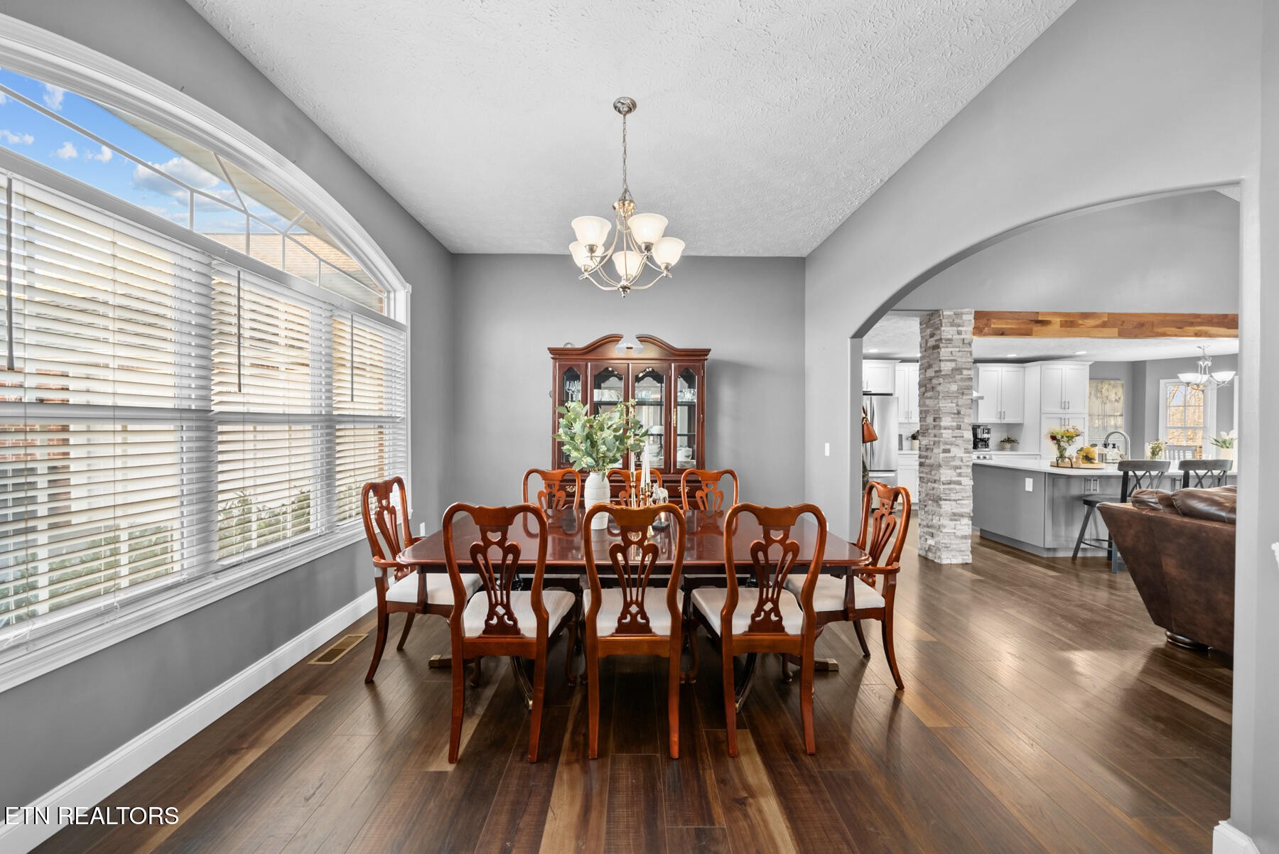 1378 Pow Camp Road Crossville, TN 38572 - Photo 20 of 59 a view of a dining room with furniture window and wooden floor