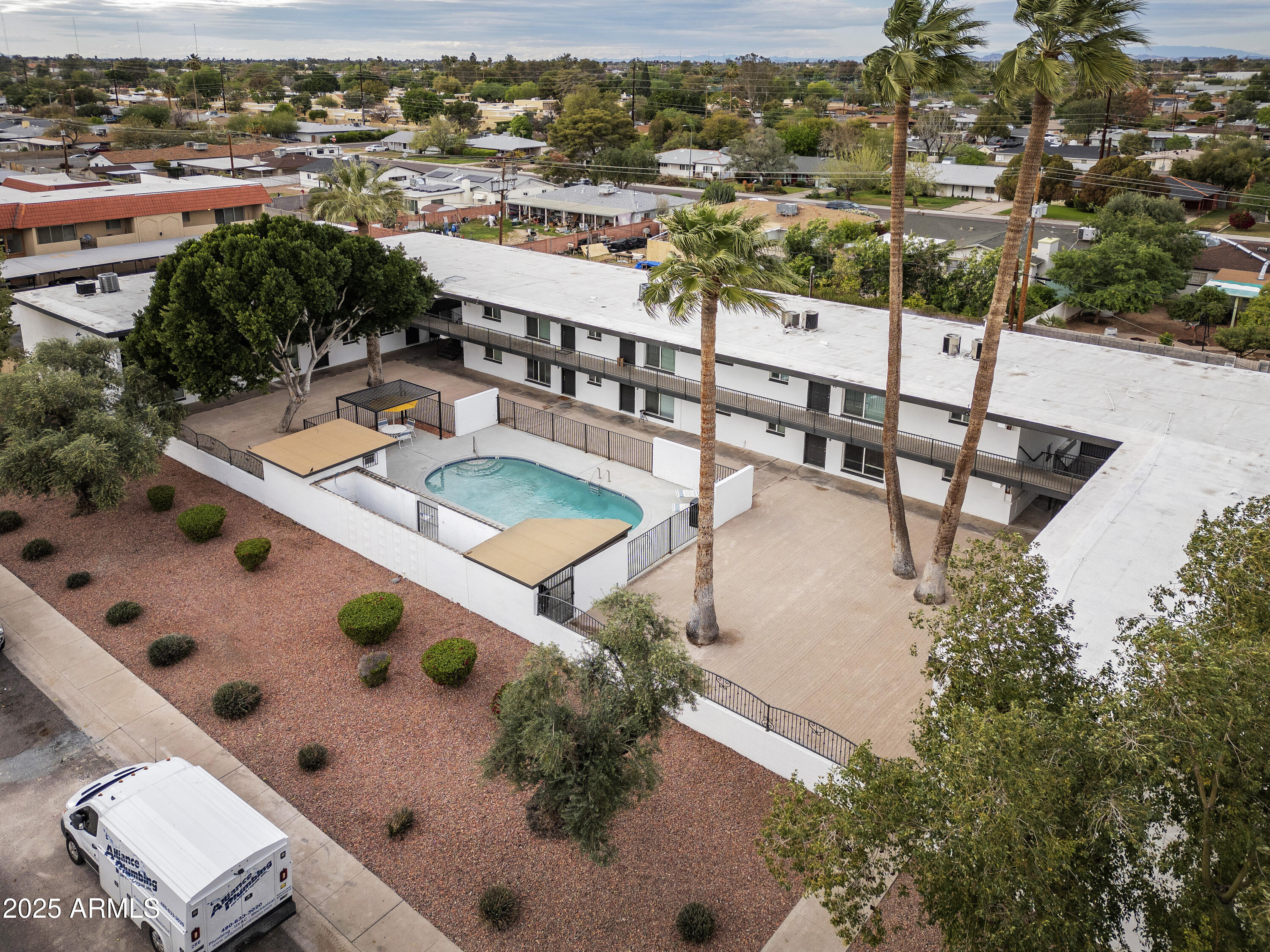 2014 West Berridge Lane Phoenix, AZ 85015 - Photo 10 of 23 an aerial view of a house with outdoor space