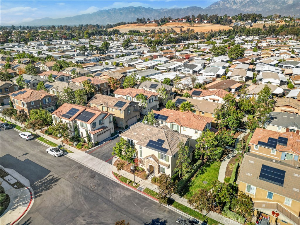 8652 Cava Drive Rancho Cucamonga, CA 91730 - Photo 26 of 28 an aerial view of residential houses with outdoor space