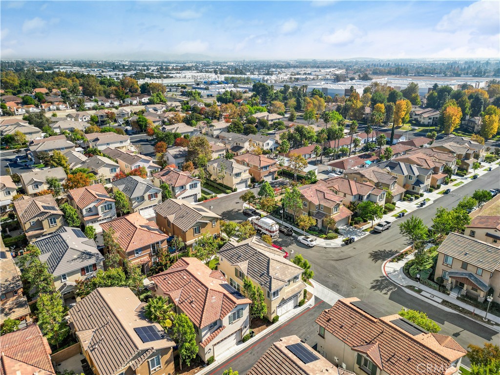 8652 Cava Drive Rancho Cucamonga, CA 91730 - Photo 27 of 28 an aerial view of a city with lots of residential buildings