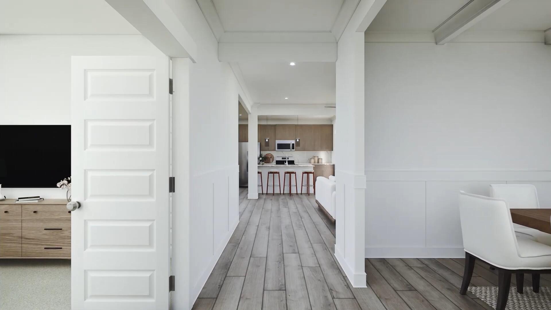 350 Bluebeech Street Freeport, FL 32439 - Photo 7 of 42 a view of hallway with wooden floor