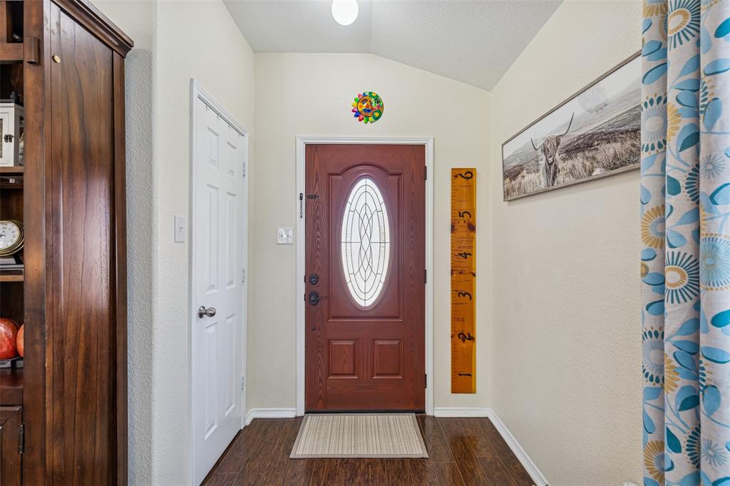 506 Austin Lane Lavon, TX 75166 - Photo 3 of 24 a view of entryway with a front door