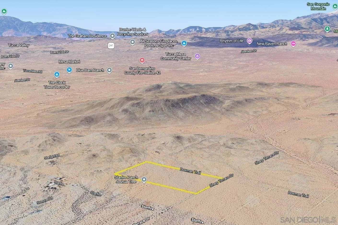 0 Sharp Terrace Drive, Unit 24 Joshua Tree, CA 92252 - Photo 37 of 40 a view of ocean with a mountain