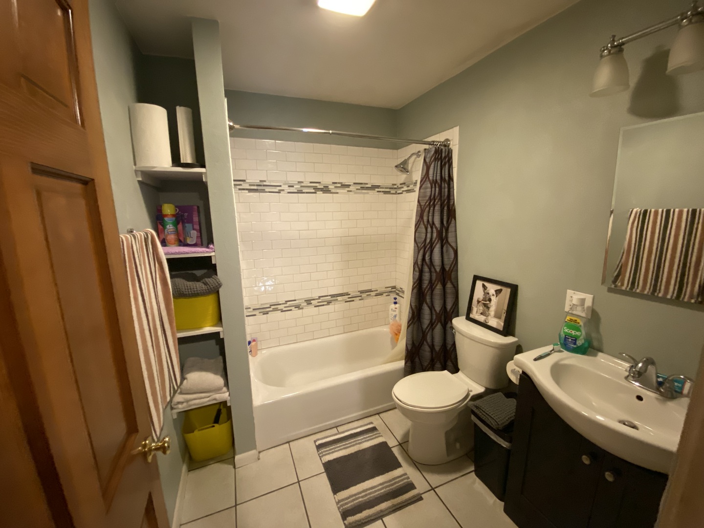 1230 East Calumet Street Centralia, IL 62801 - Photo 16 of 23 a bathroom with a sink a toilet a mirror and shower