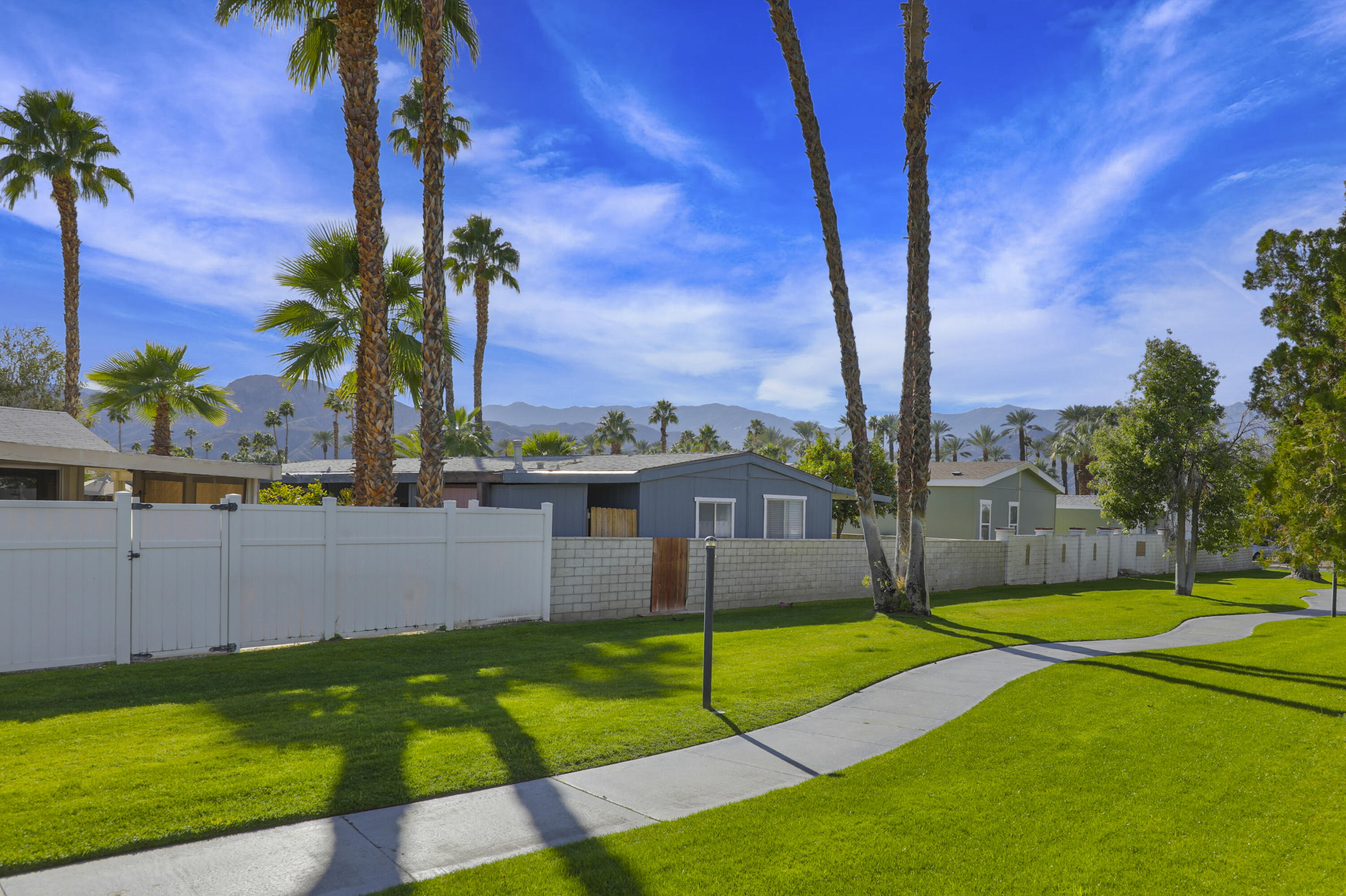126 Monte Carlo Street Rancho Mirage, CA 92270 - Photo 26 of 33 a view of a backyard with palm tree