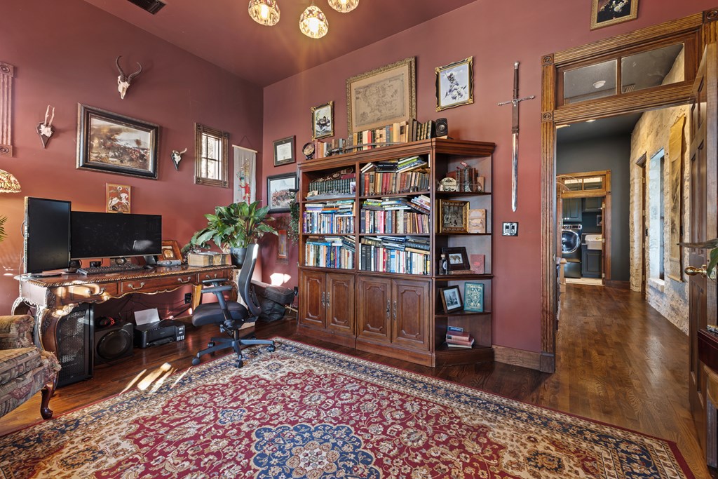 162 Flowering Sage Lane Comfort, TX 78013 - Photo 20 of 74 a living room with furniture and a flat screen tv