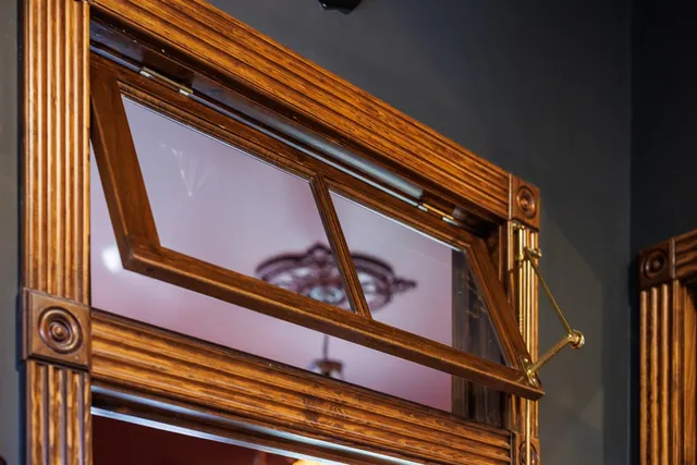 a view of road with large trees