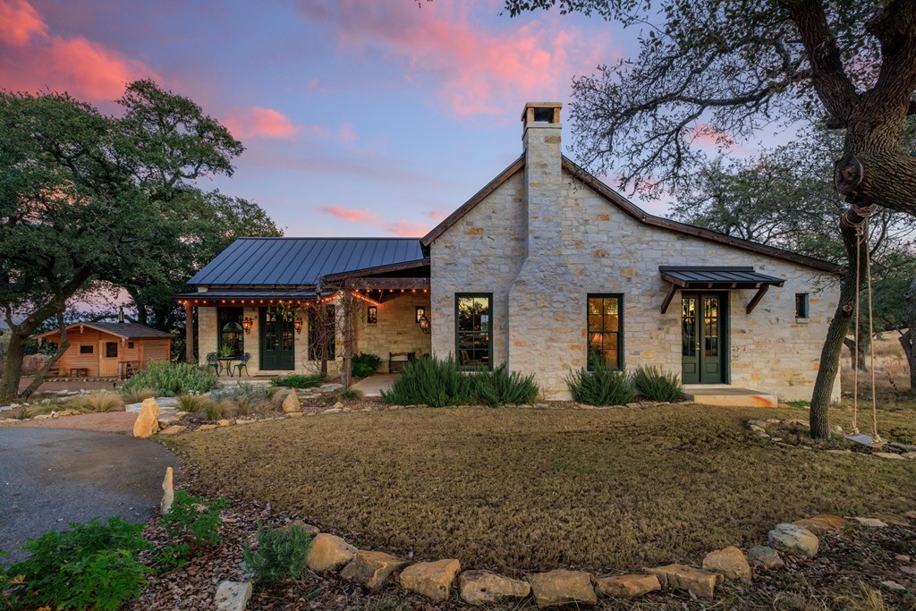 162 Flowering Sage Lane Comfort, TX 78013 - Photo 58 of 74 a front view of a house with garden