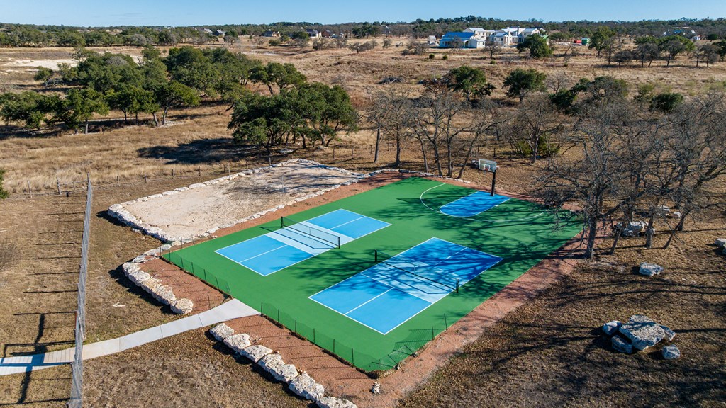 162 Flowering Sage Lane Comfort, TX 78013 - Photo 72 of 74 an aerial view of a backyard