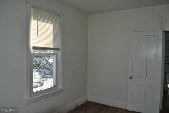 a small space with window