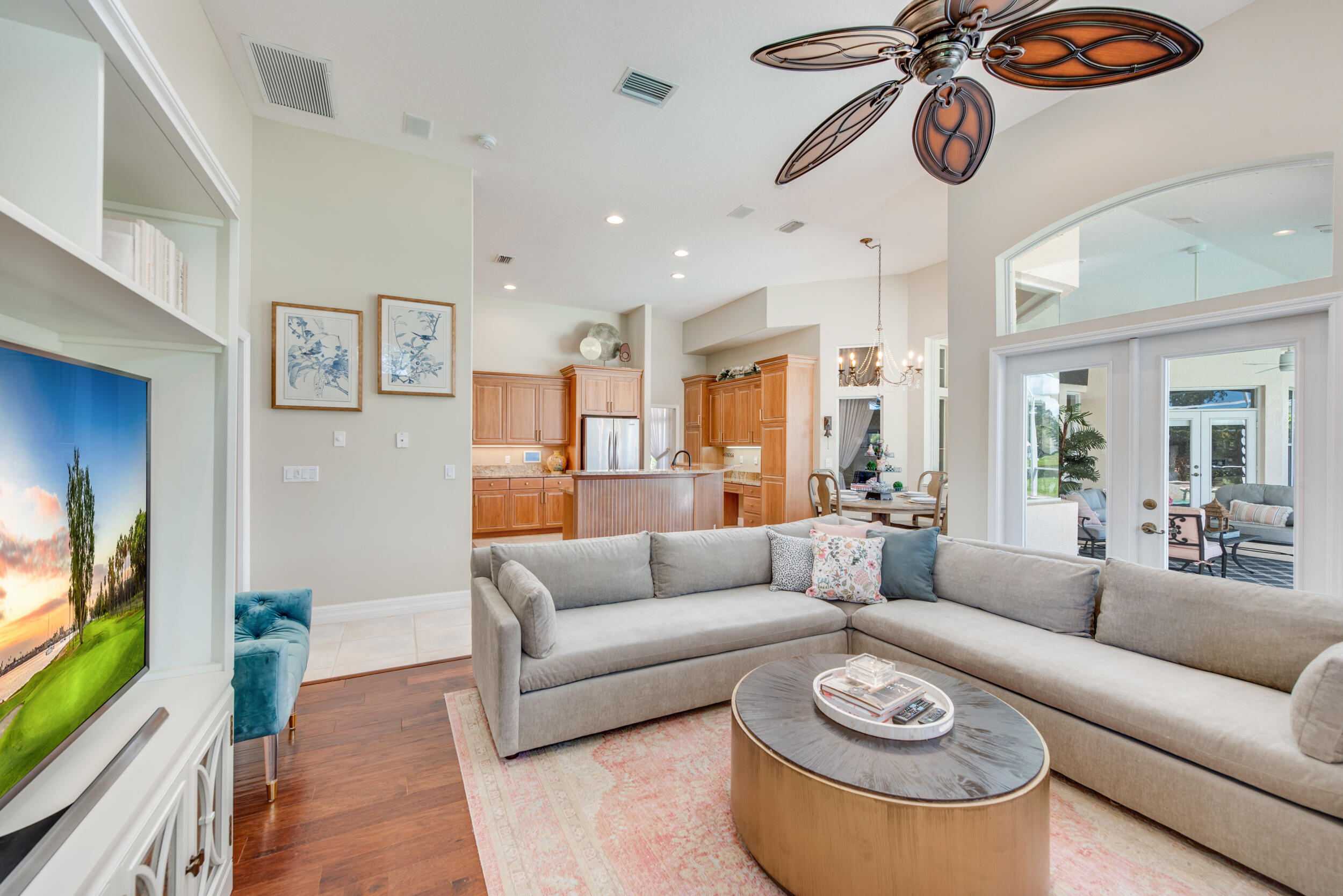 4130 Stoney Point Road Melbourne, FL 32940 - Photo 21 of 40 a living room with furniture and a flat screen tv