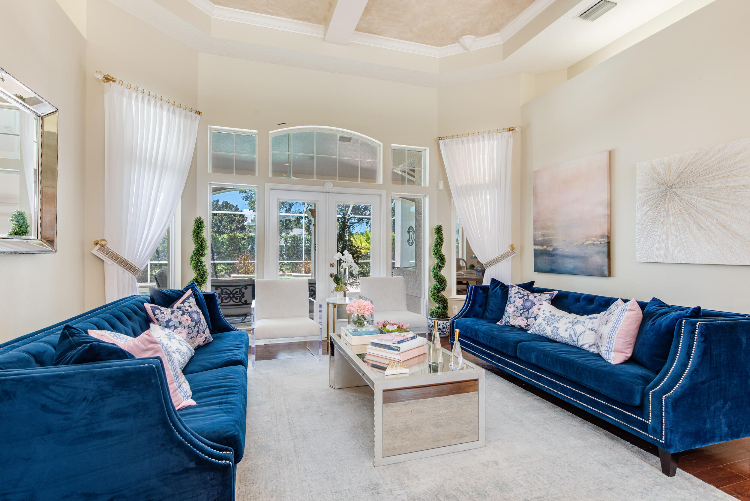 4130 Stoney Point Road Melbourne, FL 32940 - Photo 27 of 40 a living room with furniture and a large window