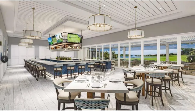 a view of a lake with a city