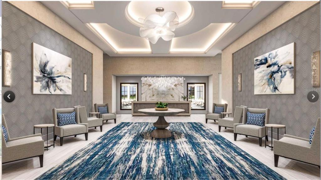 424 Winding Brook Lane, Unit 104 Bradenton, FL 34212 - Photo 39 of 72 a living room with furniture and a large window