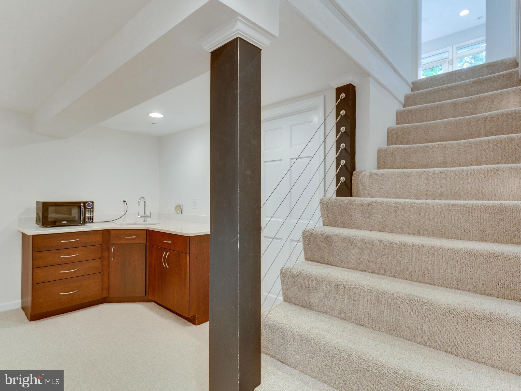 3200 North Rochester Street Arlington, VA 22213 - Photo 14 of 30 Basement stairway