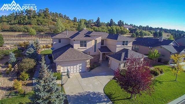 Aerial View of the Front of the House