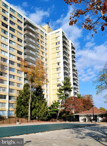a front view of a building
