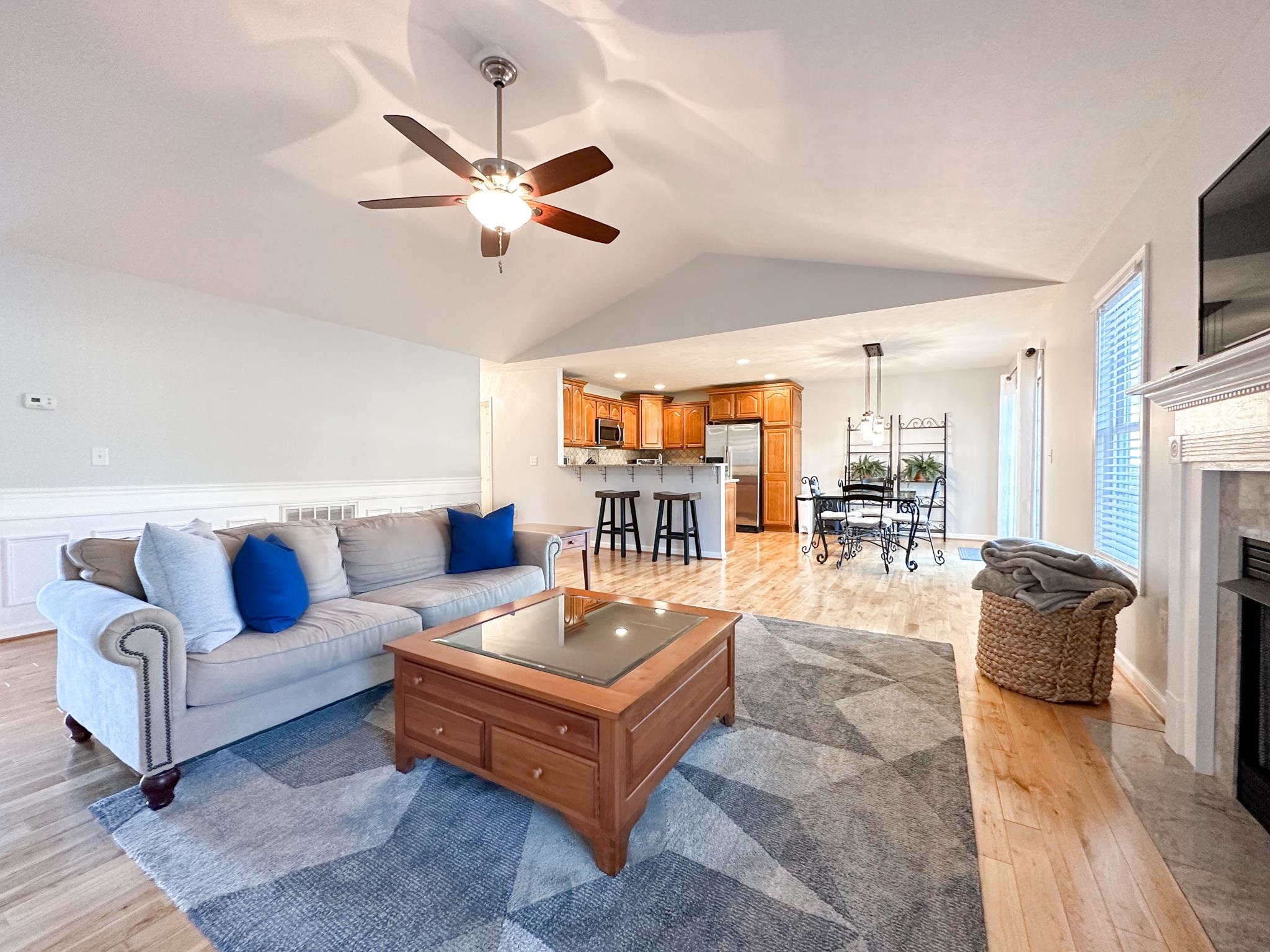30 Fox Crest Ridge Staunton, VA 24401 - Photo 15 of 31 a living room with furniture ceiling fan and a rug