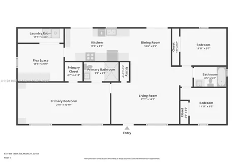 $789,900 | 6721 Southwest 135th Avenue, Miami, FL 33183