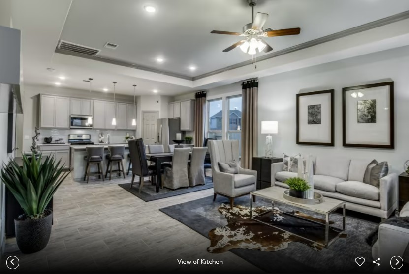 526 Rubber Tree Way Buda, TX 78610 - Photo 3 of 7 Interior photos- Photo of Pulte model home with same floor plan, not of actual home listed.