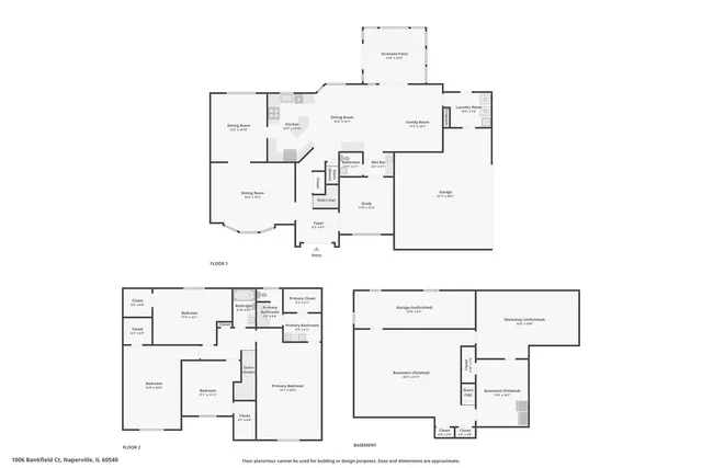 $750,000 | 1006 Bankfield Court, Naperville, IL 60540